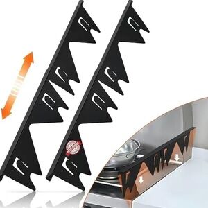 Supra Black Kitchen Shelf Brackets